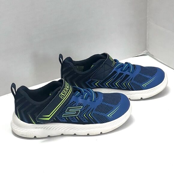 SKECHERS‎ Flex 2.0 Sneakers Toddler Sz 9 Blue Mesh Casual Stretch Athletic Shoes - Picture 6 of 13